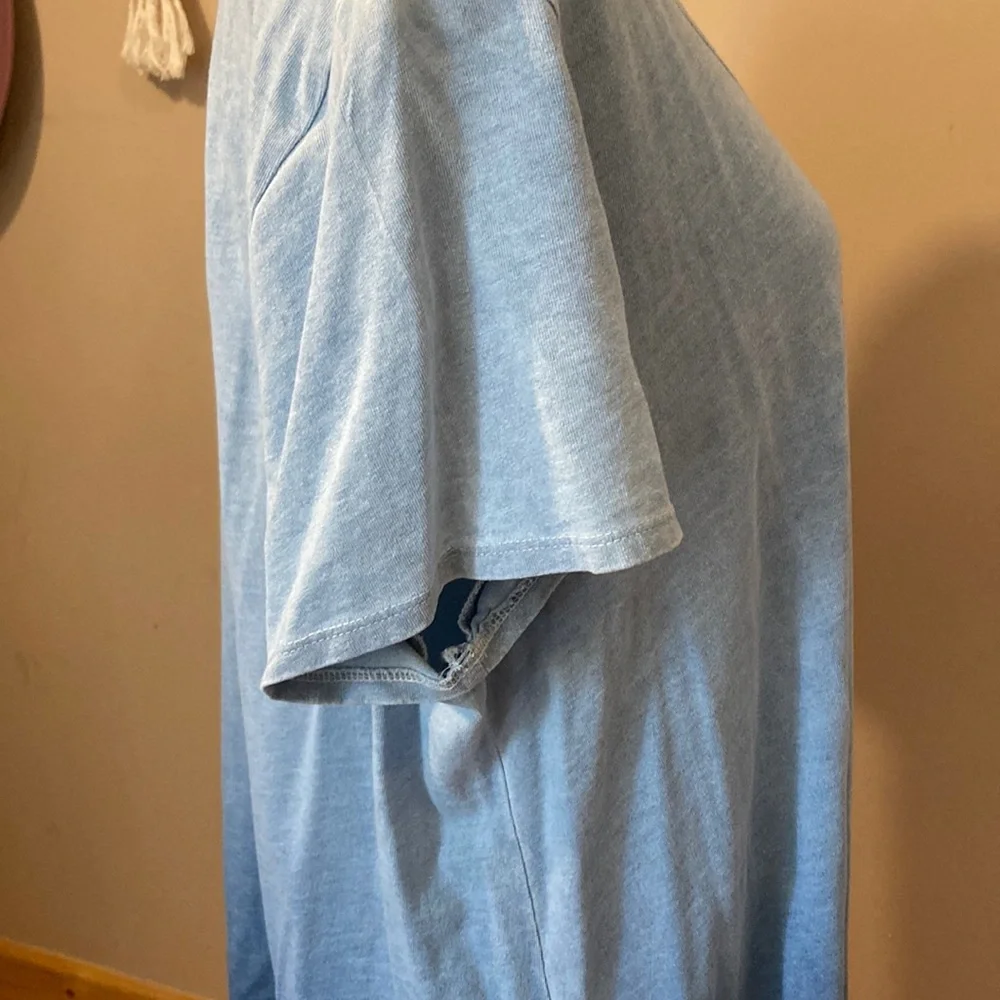 Pure Jill Blue Ombre Women's T-Shirt Dress size L - Picture 4 of 6